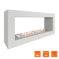 биокамин steelheat frame one 1000 белый стандарт