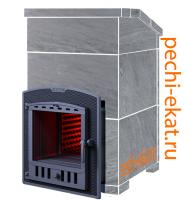 чугунная печь для бани комплект гром 30 п2 президент 980/40 талькохлорит