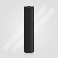 труба vbr с изоляцией l=500, d=150/250, aisi 321/439, 0,8/0,5 мм black (вулкан)