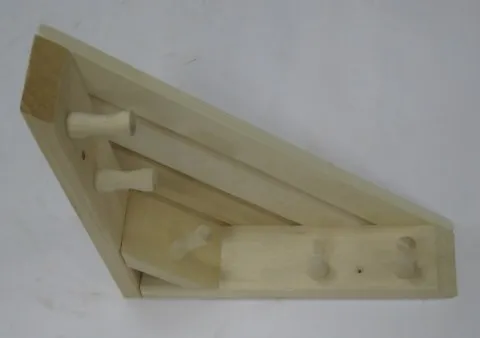 полка большая угловая (5 креплений), банный эксперт