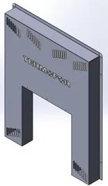 экран защитный фронтальный термофор классика, 1003x830x100 мм