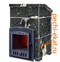 чугунная печь для бани комплект гром 30 (п2) президент 980/40 амфиболит